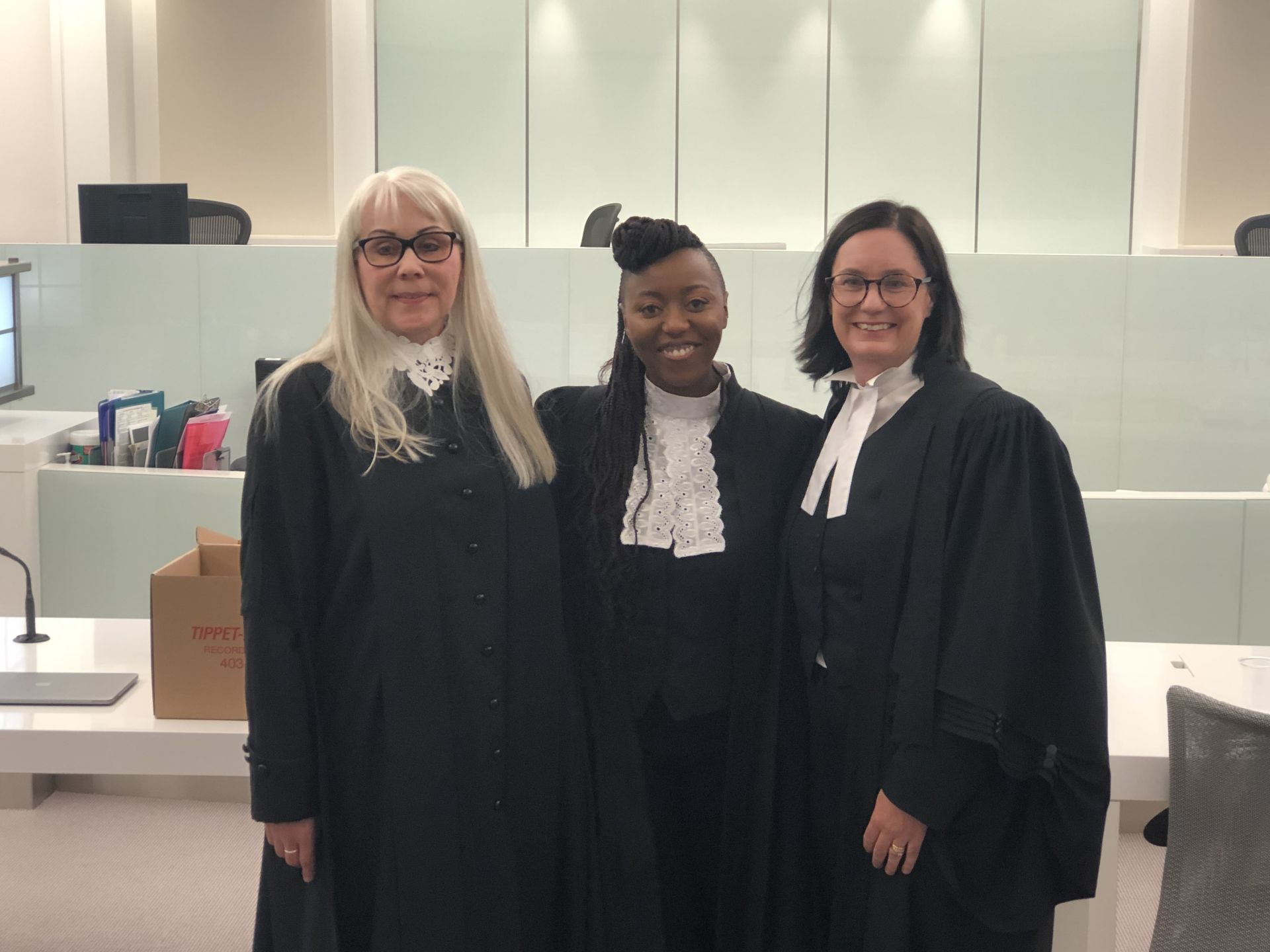 Zolani Ncube at her Call to the Alberta Bar