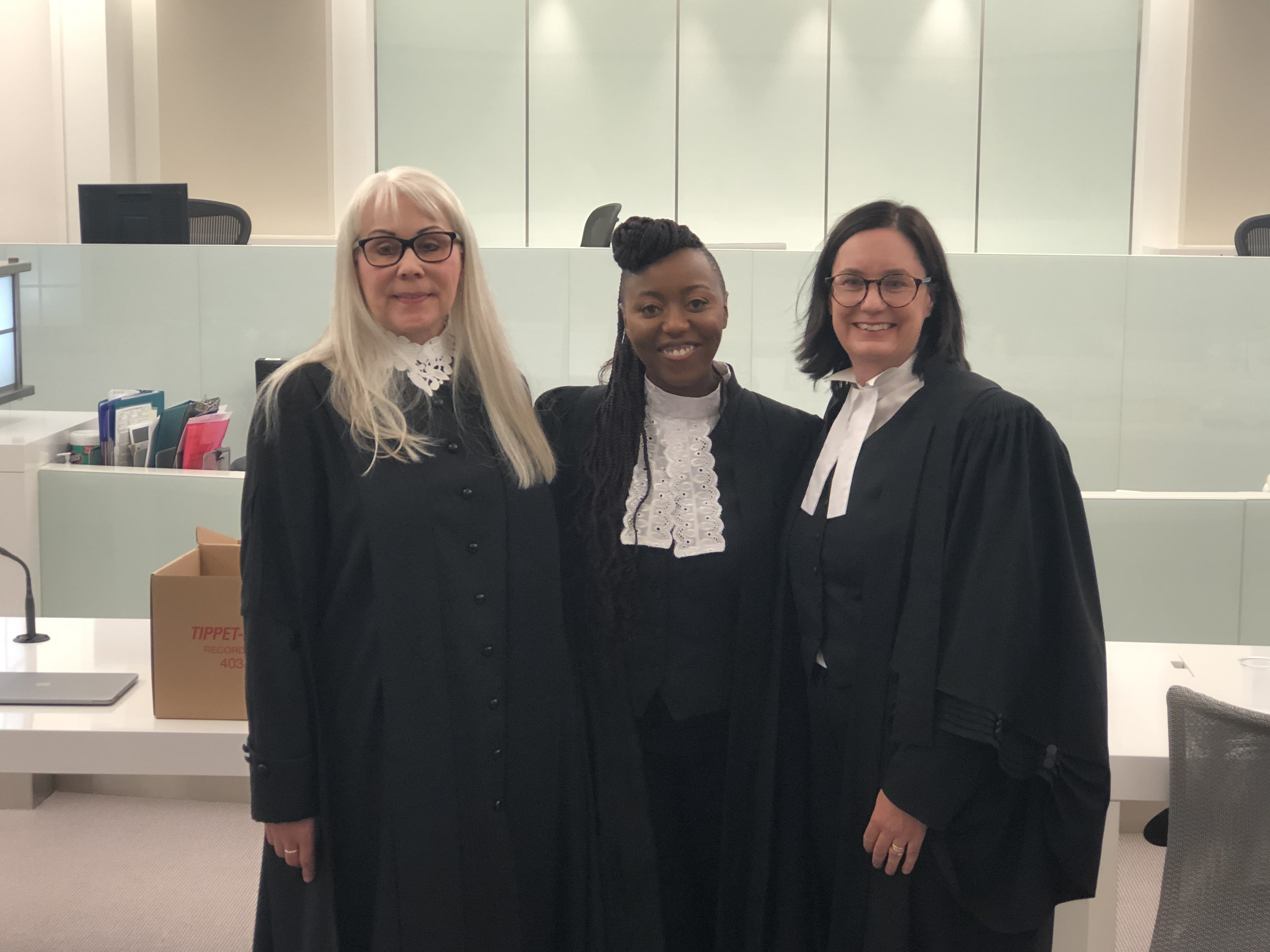Zolani Ncube at her Call to the Alberta Bar