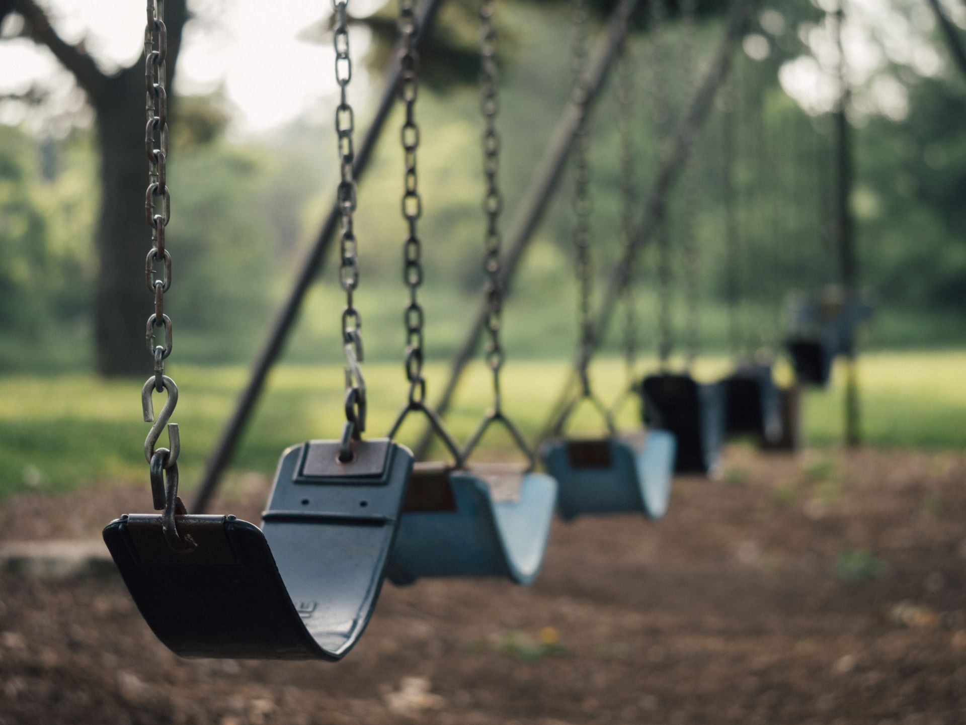Empty swingset