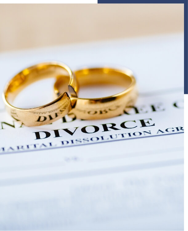 Divorce separation documents image
